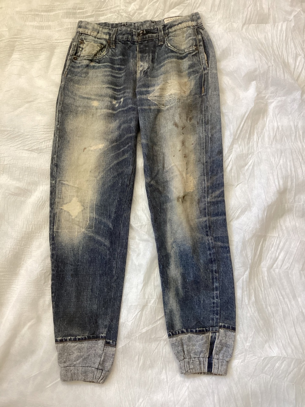 Rag & Bone Distressed Wash Jogger size XS